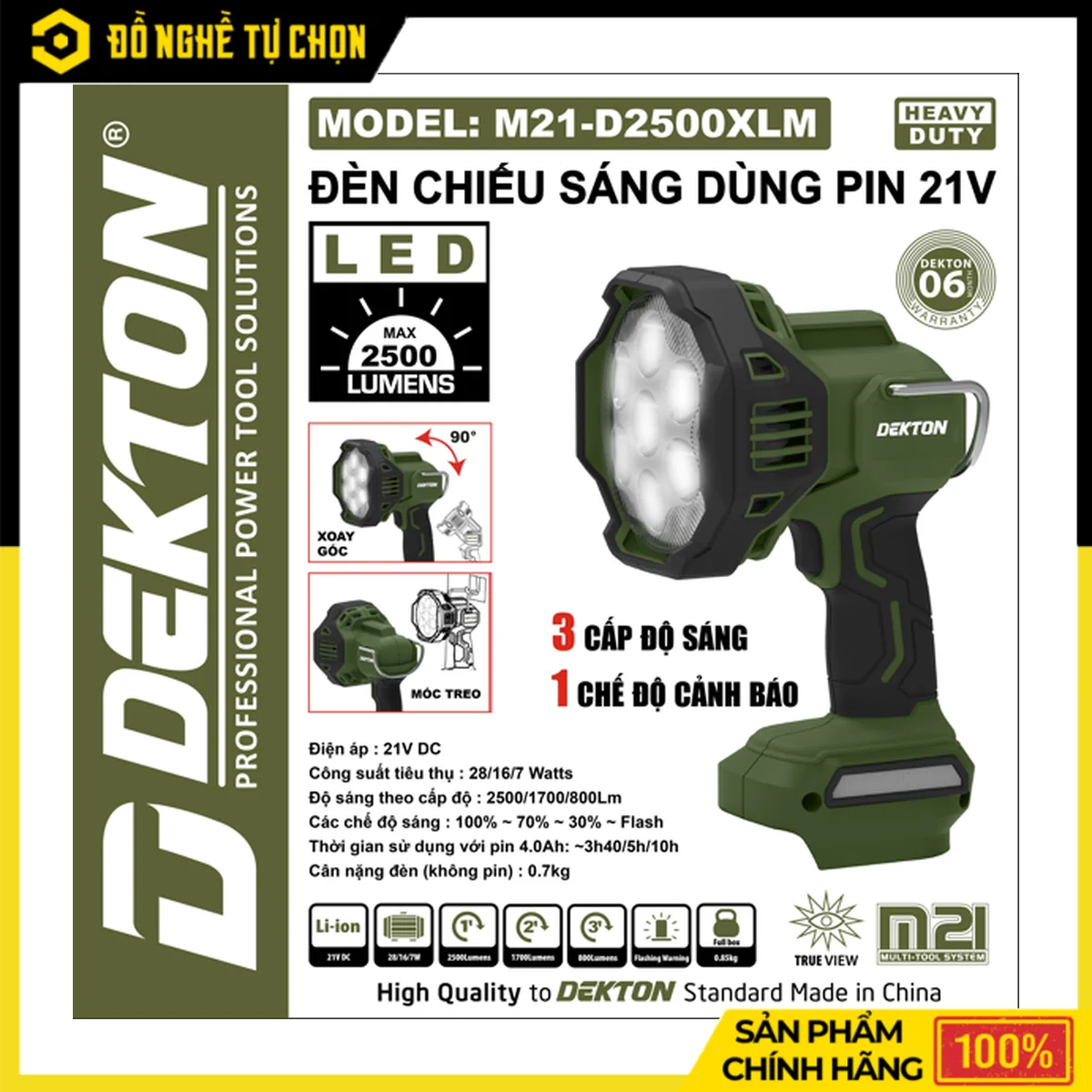 2 Mẫu Đèn Pin Dekton M21 Ở Cần Thơ: Chọn D2500LM Hay D360LM